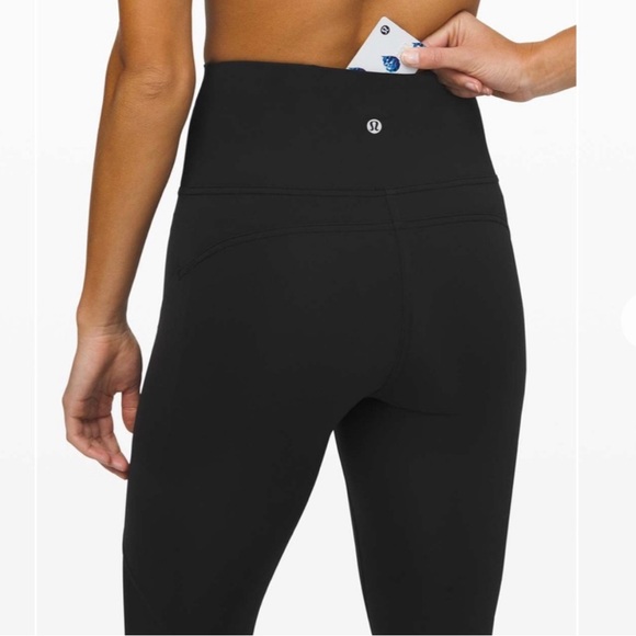 Lululemon everlux 28” mastered motion pocket leggings with mesh sz 10 - Picture 2 of 10